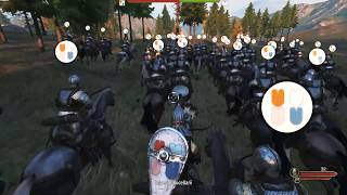 Mount and Blade II Bannerlord 200 Imperial Bucellarii vs 200 Imperial Heavy Horseman [upl. by Neivad27]