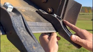 Installing Teeth on a Skid Steer Bucket [upl. by Triplett]