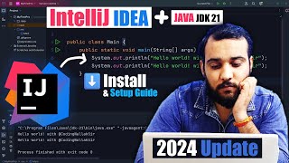 How to Install Intellij IDEA on Windows 1011  2024   Install Java JDK 21  Coding Wallah [upl. by Tor731]