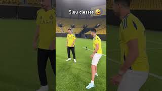 Siuu classes 🤣cristianoronaldomrbeastronaldofansronaldoedit [upl. by Barrington]