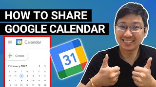 How to Share Google Calendar With Others STEPBYSTEP Tutorial [upl. by Naicad]