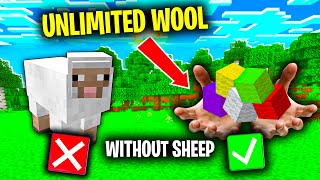 The EASIEST Wool Farm in Minecraft 121  Without Sheep [upl. by Ardiek]