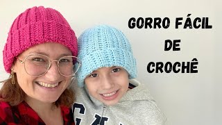 Gorro fácil em crochê para vários tamanhos  sem aumentos e diminuições [upl. by Jarrell]