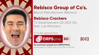 Rebisco Crackers TV Ad Q2 2023 30s with Luis Manzano Philippines CC [upl. by Niatsirk]