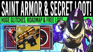 Destiny 2 CONTENT ROADMAP amp SAINT ARMOR Huge GLITCHES Free Emblem Emergency Fixes Ghostbusters [upl. by Ennagroeg]