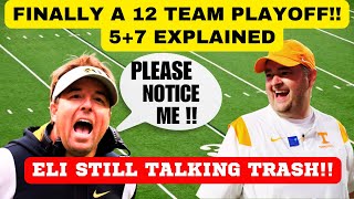 12 TEAM PLAYOFF EXPLAINED TENNESSEE FOOTBALL MISSOURI FOOTBALL VOLS FOOTBALL SEC FOOTBALL [upl. by Geneva606]