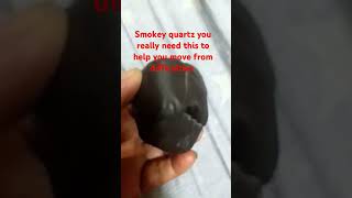 Cc healing Gemstone SMOKEY QUARTZ national gem of Scotland and sacred to the Druidssubscribe [upl. by Eatnuahc]