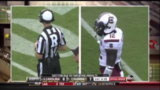 2013 USC vs UCF  Brison Williams Personal Foul Targeting [upl. by Jeramey]