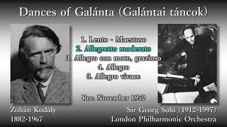 Kodály Dances of Galánta Solti amp LPO 1952 コダーイ ガランタ舞曲 ショルティ [upl. by Job]