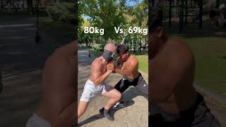 80kg vs 69kg boxing reels motivation calistanics sports [upl. by Ettena654]