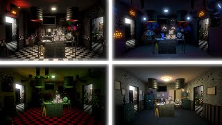 All Offices In Ultimate Custom Night VR [upl. by Hagai]