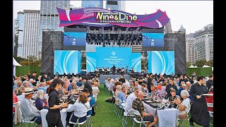 Cruise Passengers Enjoy Wine amp Dine Festival in Hong Kong [upl. by Ditzel]