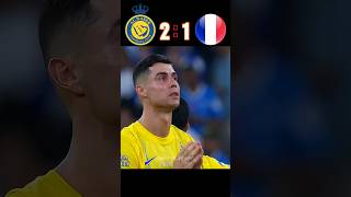 Al nassr 🆚️ Fracne 31Imaginary football penalty shootout highlights shorts ronaldo Mbappé [upl. by Acinok]