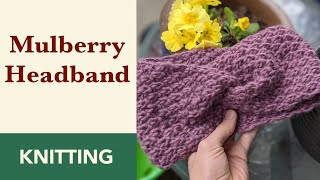 Knitted Headband for Beginners on Circular Needles Knit Ear Warmer Headband [upl. by O'Callaghan933]