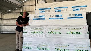 Owner Builders Take Delivery of Under Slab Insulation For Their New Steel Frame Kit Home Build [upl. by Lilla]