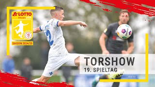 Torshow 19 Spieltag LOTTO Hessenliga 202425 [upl. by Mulloy]