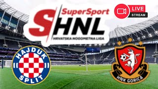 🔴 LIVE Hajduk Split vs HNK Gorica  Croatian Football League HNL 202324  Match LIVE Now [upl. by Lai523]