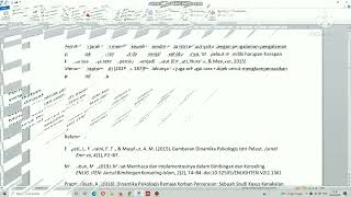 Part 4 Install Ms Word Plug In Membuat Sumber Kutipan dan Membuat Daftar Pustaka [upl. by Anneiv]