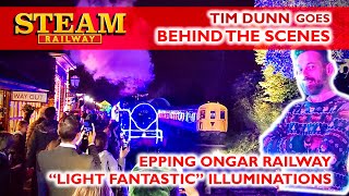 Tim Dunn goes Behind the scenes of Epping Ongar Railways illuminated train [upl. by Cammy]