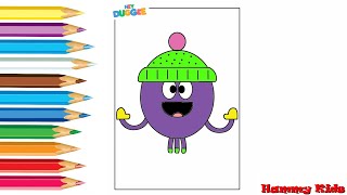 Hey Duggee Betty  How to Draw Cold Betty  Easy Step By Step Draw  Hammy Kids [upl. by Sibelle784]