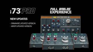 Heritage Audio  Your i73® PRO just got even better  Firmware and Mixer update [upl. by Eloken]