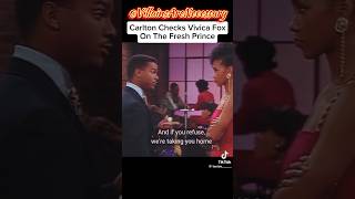 Carlton Checks Vivica Fox On The Fresh Prince shorts freshprinceofbelair [upl. by Dnalyag379]