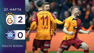 Galatasaray 20 Adana Demirspor  27 Hafta  202223 [upl. by Isolda]