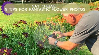 5 Easy Tips How to Take Good Flower Photos  Oakes Daylilies [upl. by Tsepmet]