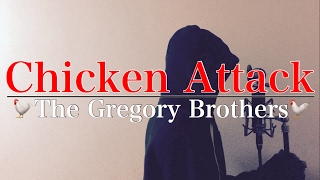 【With Lyrics】Chicken Attack  The Gregory Brothers monogataru cover [upl. by Ramahs]