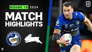 NRL 2024  Eels v Rabbitohs  Match Highlights [upl. by Etak]