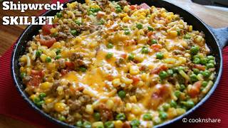 Shipwreck Ground Beef Skillet  Fast Cheap and Good [upl. by Eedna]