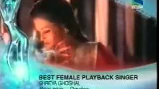 Shreya Ghoshal amp Kavita Ji wins for Dola Re [upl. by Acim]