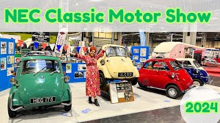 NEC Classic Motor Show 2024  rare cars classics tanks and more [upl. by Nevaed62]