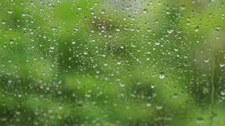 gentle rain sounds for sleeping 3 hours  Relaxing Rain on window  insomniameditationstudy [upl. by Griggs]