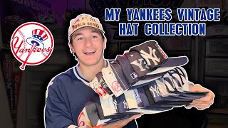 Finally Revealing My Collection of Rare NY Yankees Vintage Snapback Hats [upl. by Zonda842]