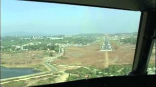 Flying into Port Blair INDIA  Cockpit Airbus A320 [upl. by Ahmed]