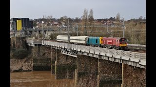 Choppers Growlers amp Freight Trains at Newport on 27th January 2024 [upl. by Wemolohtrab303]