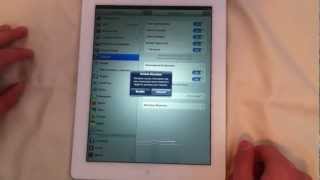 How to turn on Voice Dictation for the iPad 3 [upl. by Blayne]