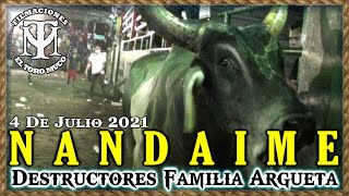 🎷🎺🐂PATRONALES NANDAIME🐂🎺🎷 4 Julio 2021 [upl. by Wootten]