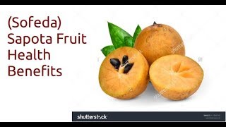 Sofeda Sapota Fruit Health Benefits [upl. by Innattirb]