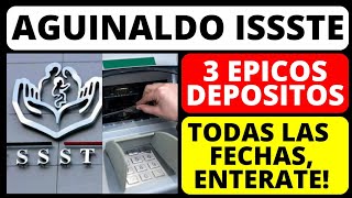 ISSSTE tres depósitos de aguinaldo y pensión 2023 2024 ¿cuándo y cómo cobrarlos 💰💸👏 [upl. by Eatton978]