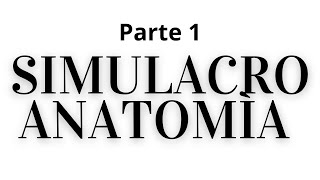 12 SIMULACRO DE ANATOMÌA DE MIEMBROS INFERIORES [upl. by Ydnis]