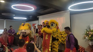 24 March 2024  Kwong Ngai Lion Dance Performance BenWealth Puchong Grand Opening [upl. by Yreved425]