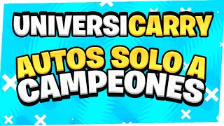 CÓMO PEGAR SOLO A CAMPEONES 🏆 UNIVERSICARRY LEAGUE OF LEGENDS [upl. by Rieth204]