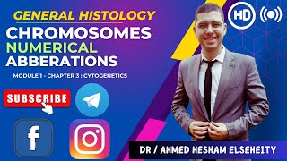 Chromosomas Numerical aberrations  Cytogenetics amp Cell Division  General Histology فرقة اولى [upl. by Ahsiak]