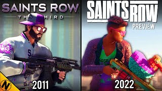 Saints Row PREVIEW vs Saints Row The Third  Direct Comparison [upl. by Relyk]