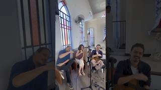 Confira um dia lindo de cerimônia de casamento na Igreja Santo Antonio Trio Voz violão e gaita [upl. by Isdnil]