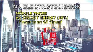 Module 34 Power in an AC Circuit [upl. by Magulac454]