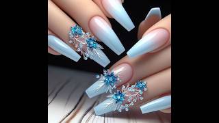 Stylish nails design nails fashion shorts video [upl. by Eadrahs]