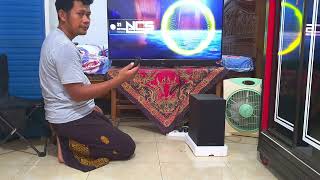 tes suara Soundbar samsung HW T420 [upl. by Rafi730]